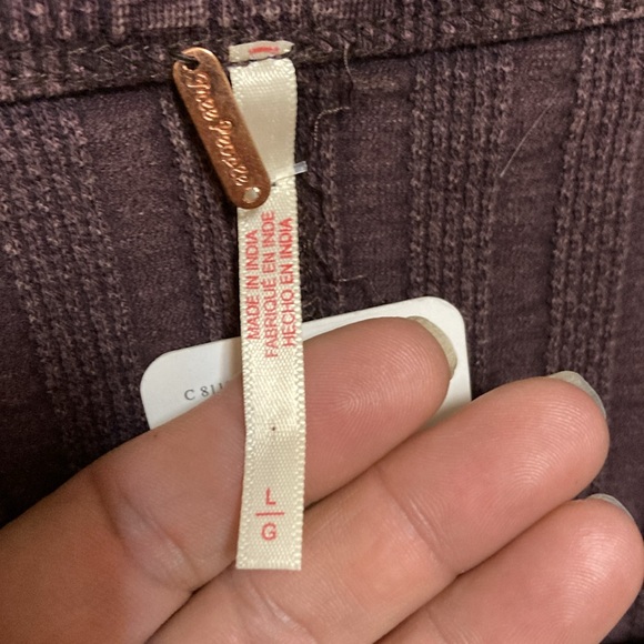 Free People Could I Love You More Eyelet Embroidered Ruffle Cuff Top - Picture 8 of 10